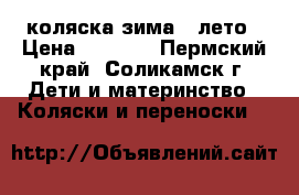 коляска зима - лето › Цена ­ 5 500 - Пермский край, Соликамск г. Дети и материнство » Коляски и переноски   